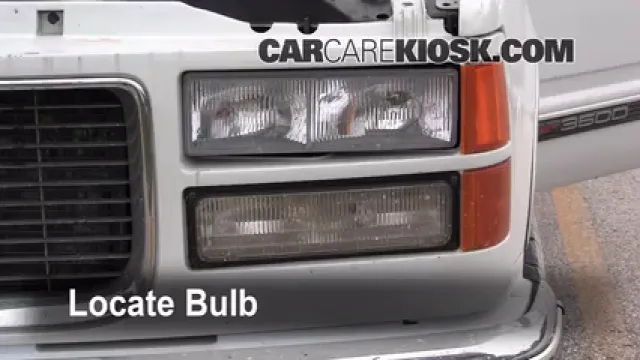 2000 GMC C3500 Sierra SL 7.4L V8 Extended Cab Pickup (2 Door) Luces Luz de giro delantera (reemplazar foco)